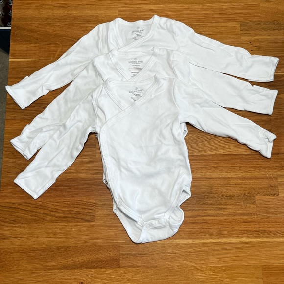 Goobie Baby One Pieces Baby Kimono Bodysuit Cotton 18 24 - Main Image